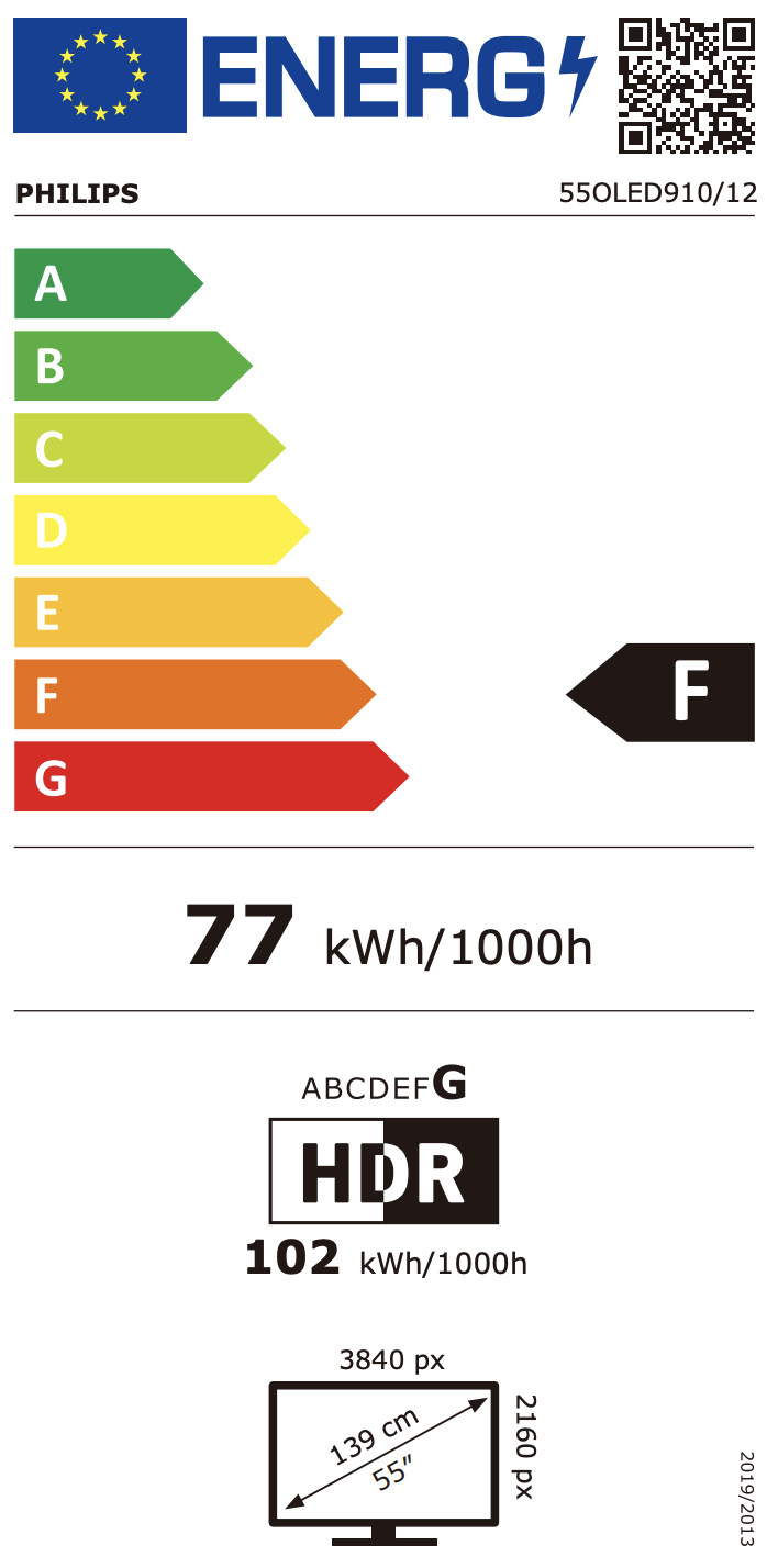 PHILIPS 55OLED910/12 televisie 4K UHD - 55''