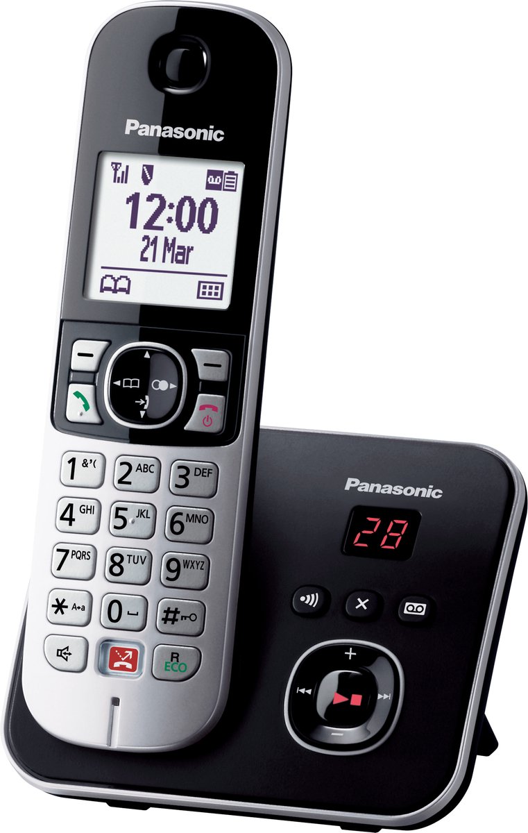 PANASONIC KX-TG6861NLB draadloze telefoon PANASONIC KX-TG6861NLB draadloze telefoon
