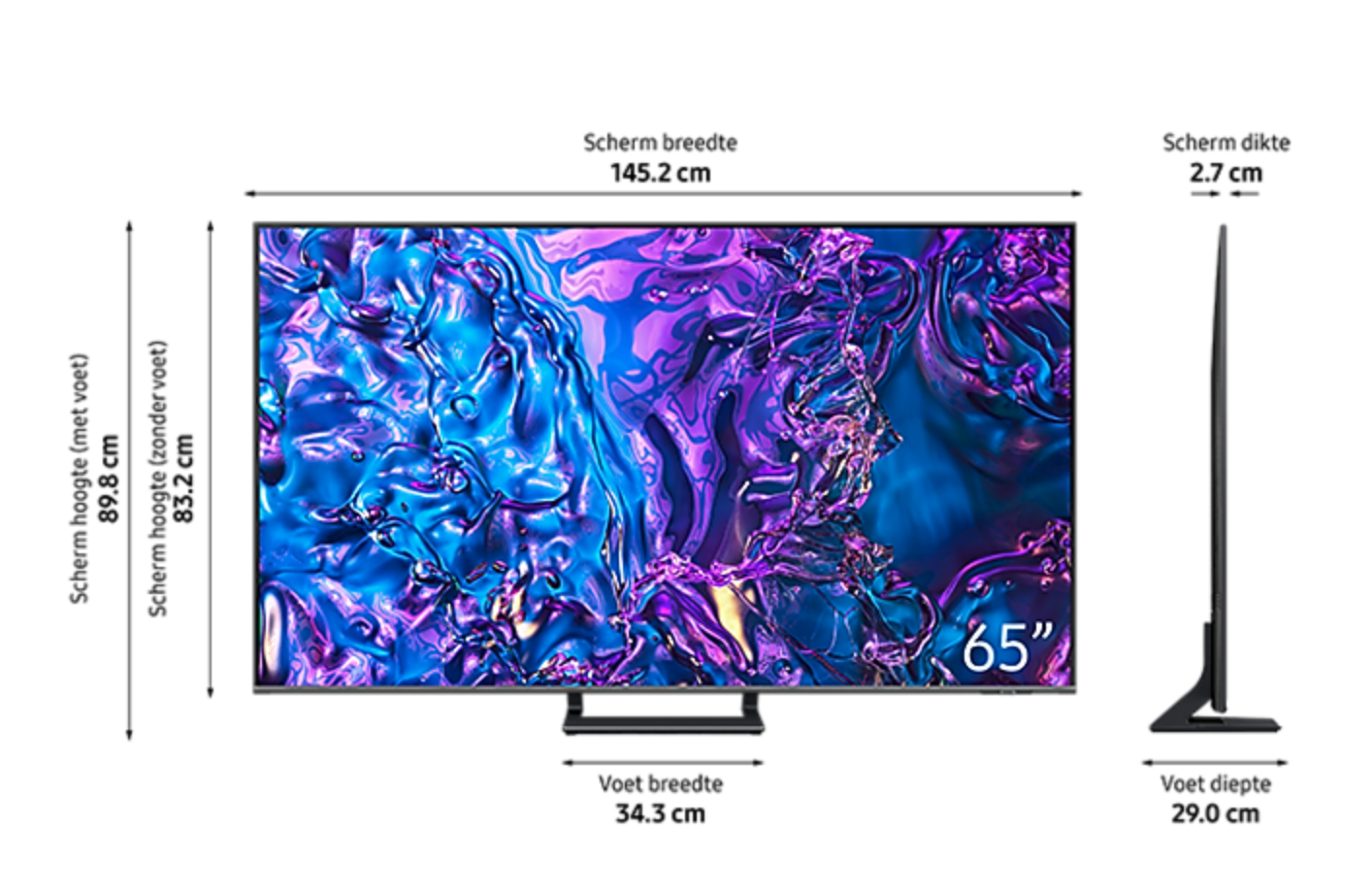 SAMSUNG QE65Q77DATXXN televisie 4K UHD - 65"