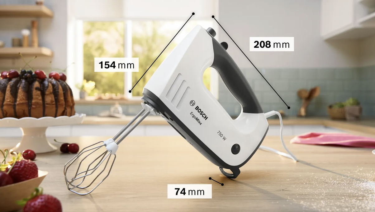 BOSCH MFQ37480 ERGOMIXX handmixer BOSCH MFQ37480 ERGOMIXX handmixer