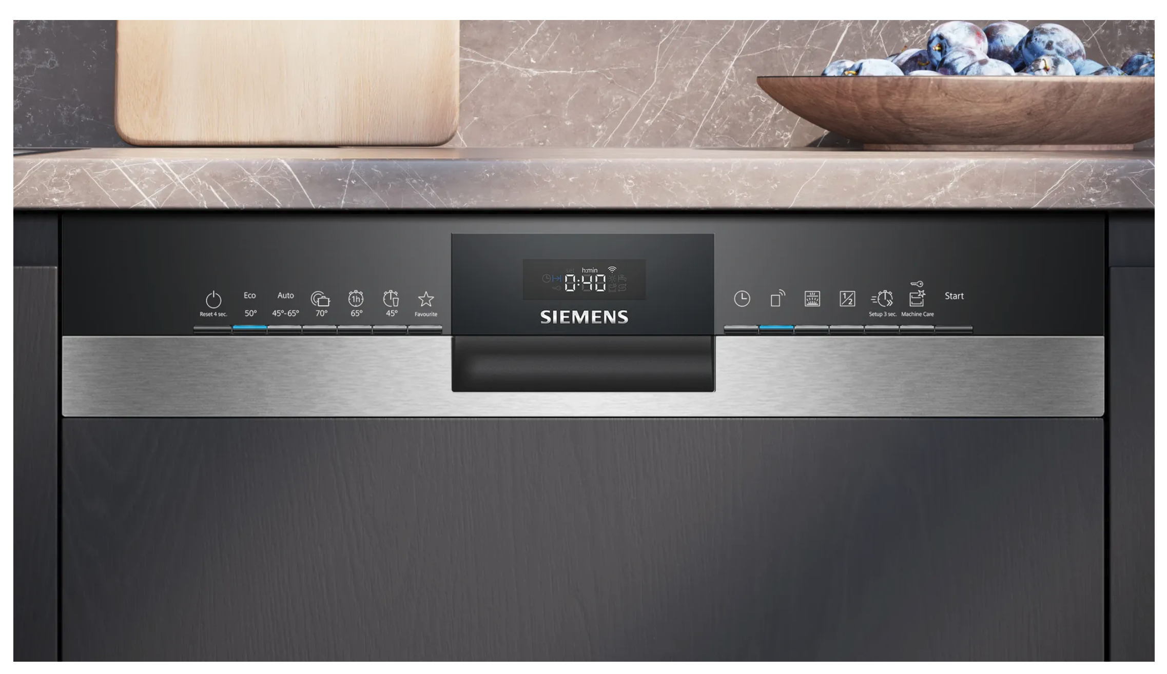 SIEMENS SN53HS16AE IQ300 vaatwasser met bedieningspaneel SIEMENS SN53HS16AE IQ300 vaatwasser met bedieningspaneel