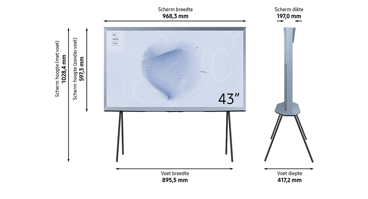 SAMSUNG QE43LS01DAUXXN televisie 4K UHD - 43''