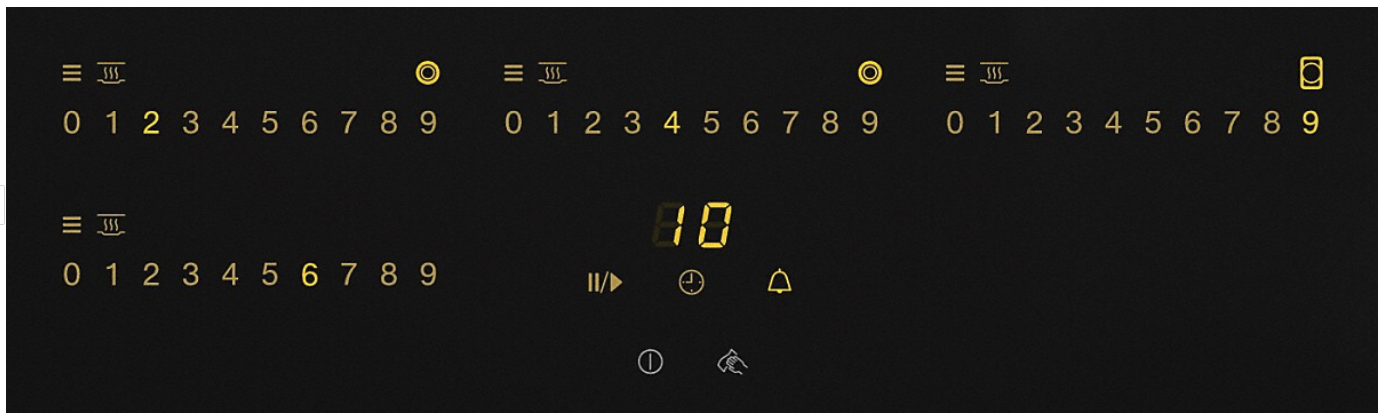 MIELE KM6565FR vitrokeramische kookplaat - 94cm MIELE KM6565FR vitrokeramische kookplaat - 94cm