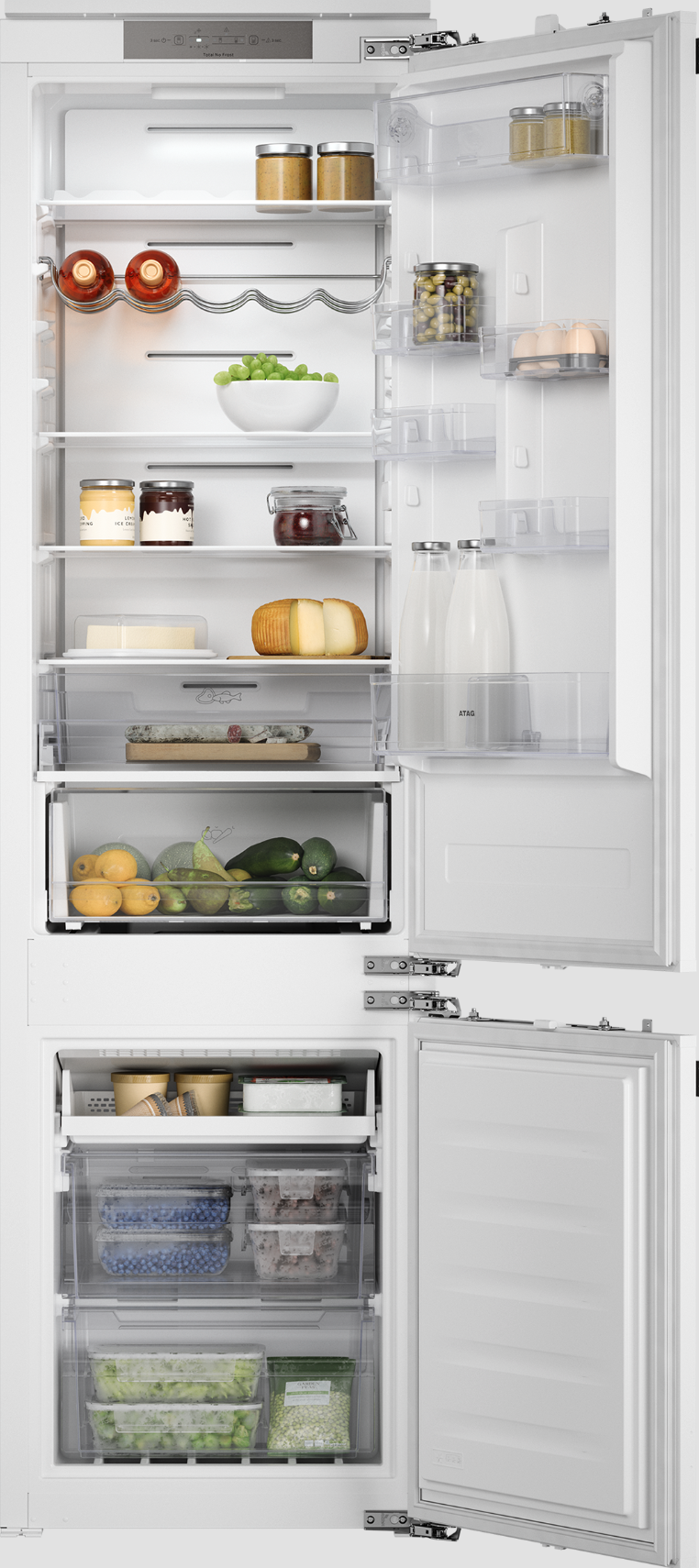 ATAG KD67194DN koel-/vriescombinatie - 194cm ATAG KD67194DN koel-/vriescombinatie - 194cm