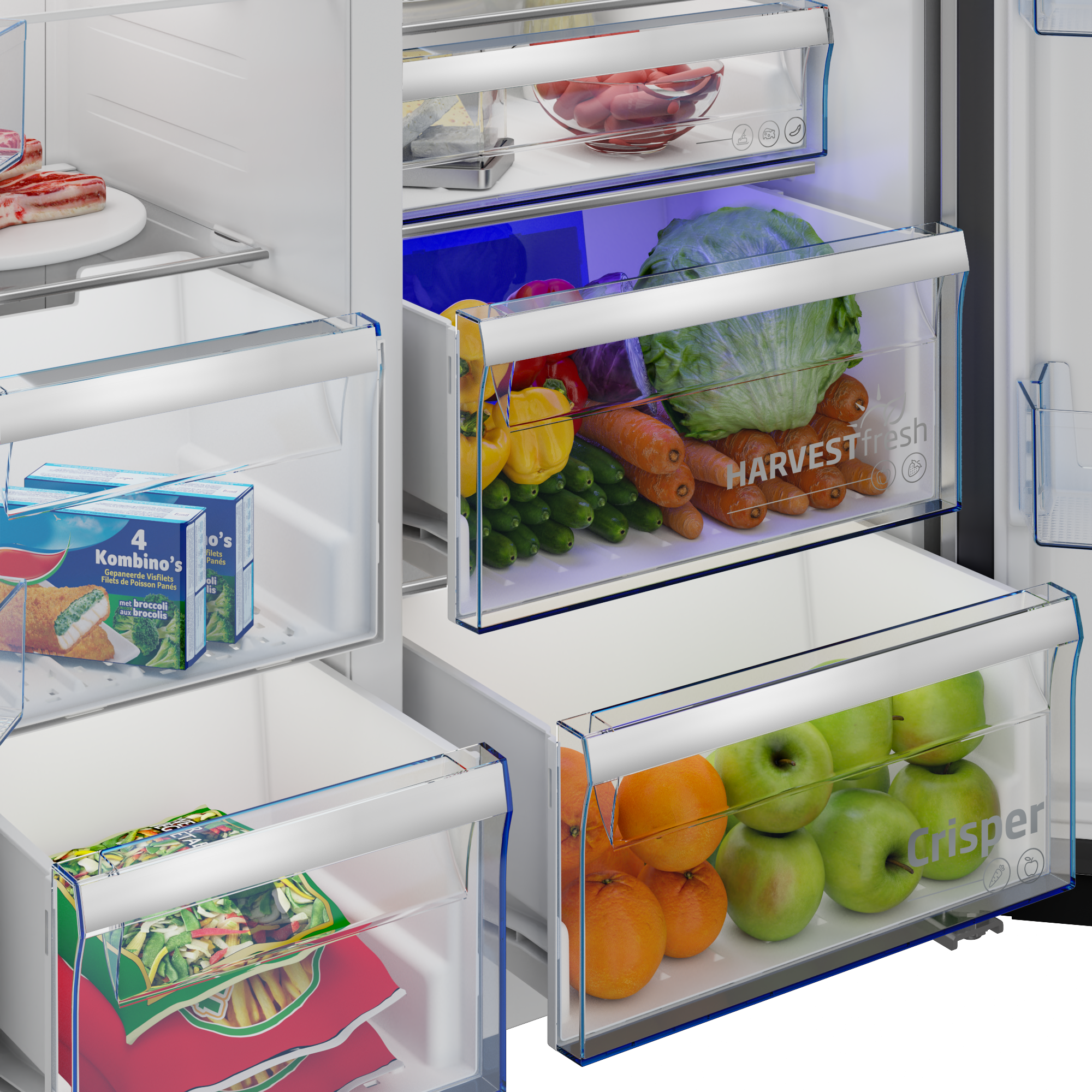 BEKO GN163241XBRN side-by-side - 179cm BEKO GN163241XBRN side-by-side - 179cm