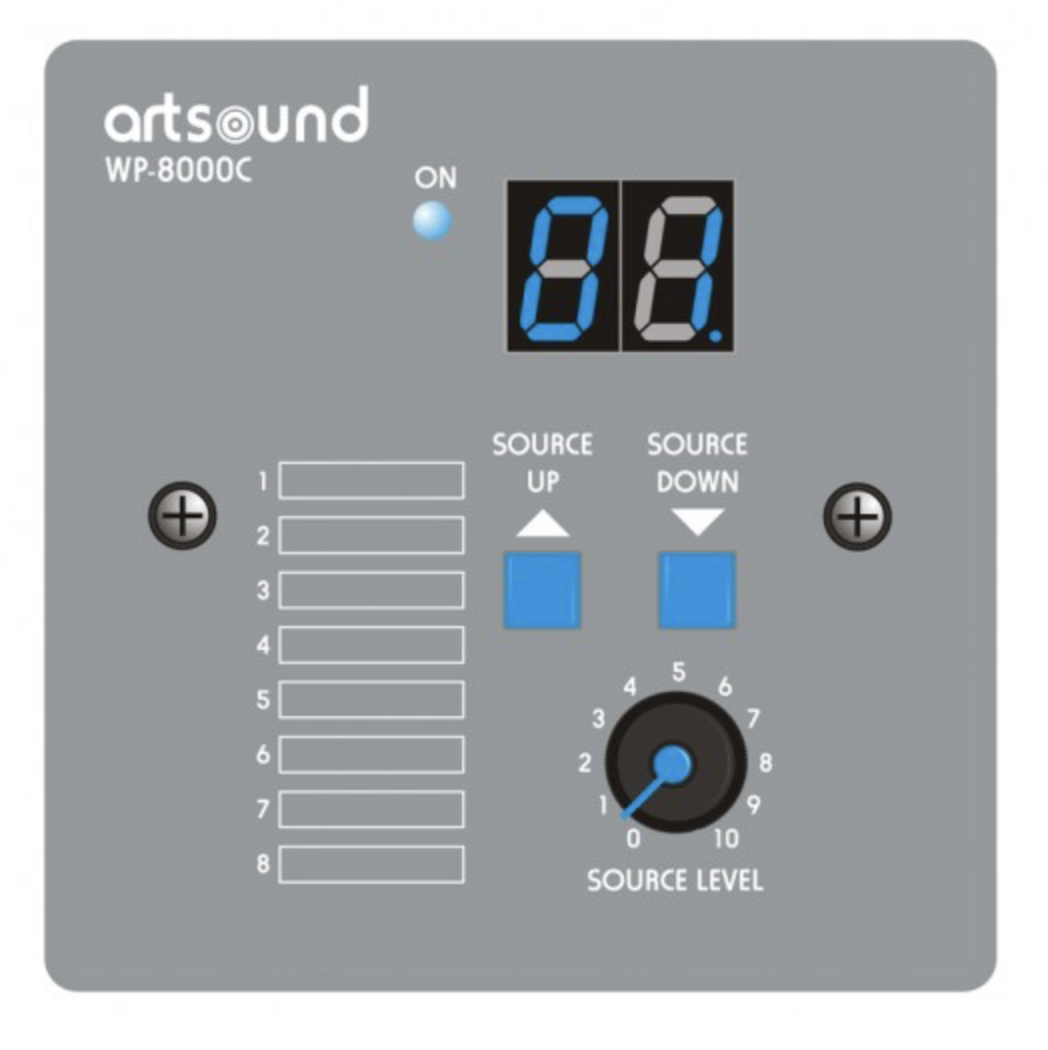 ARTSOUND WP-8000C bediening ARTSOUND WP-8000C bediening