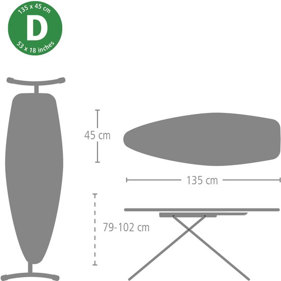 BRABANTIA 242120 strijkplank