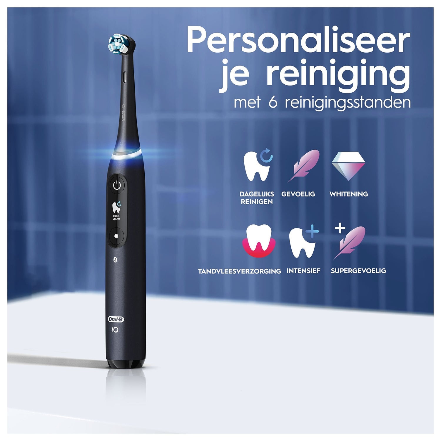 ORAL B OBIO8BL elektrische tandenborstel ORAL B OBIO8BL elektrische tandenborstel