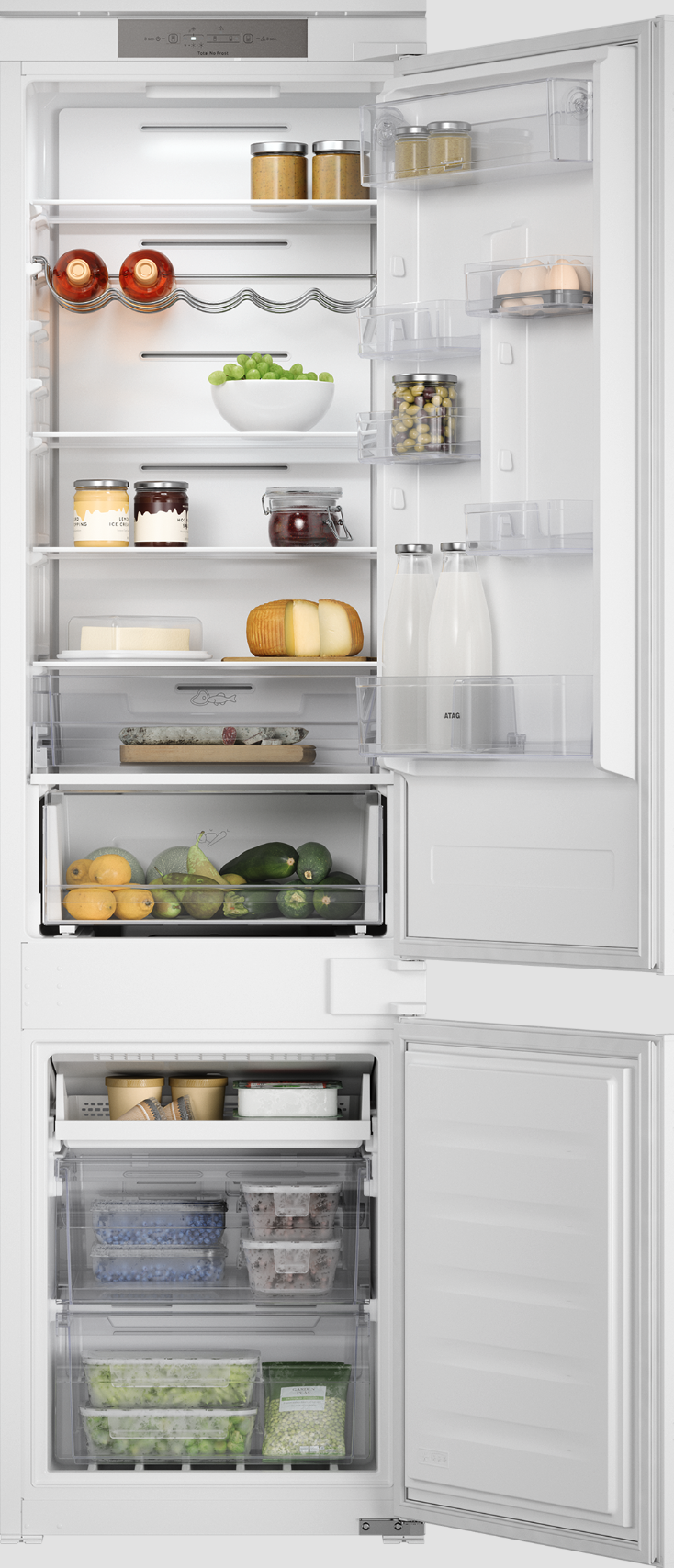ATAG KS37194DN koel-/vriescombinatie - 194cm ATAG KS37194DN koel-/vriescombinatie - 194cm