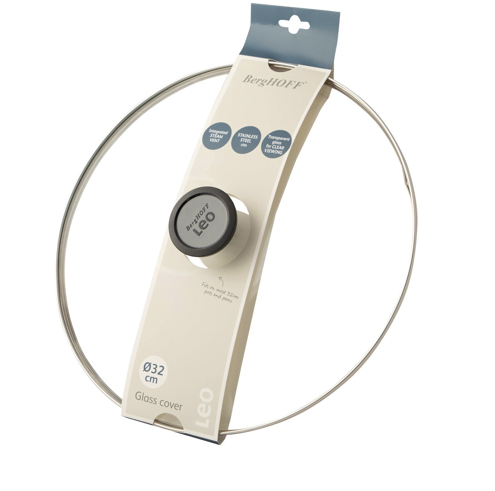 BERGHOFF 3950328 glazen deksel BERGHOFF 3950328 glazen deksel