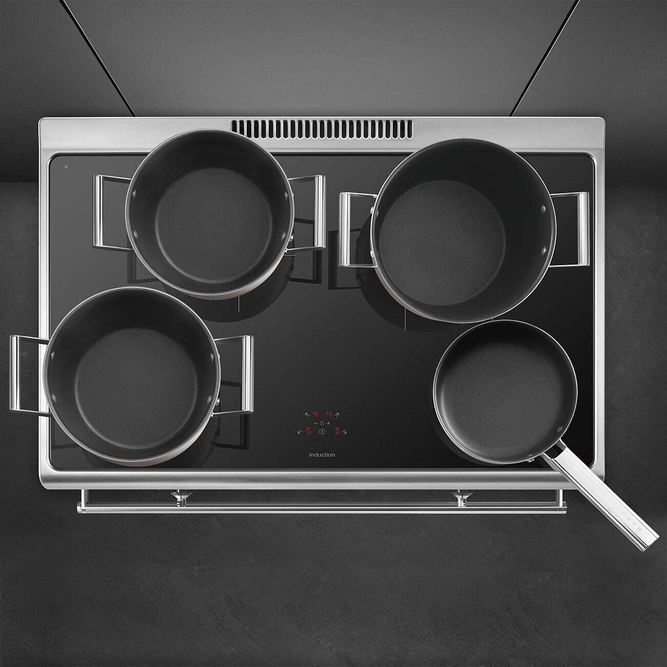 SMEG CG90CIXT fornuis met inductie kookplaat - 90cm