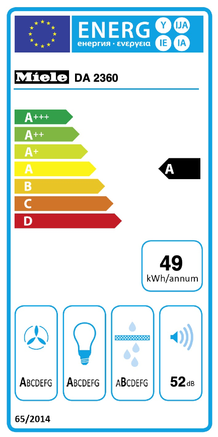 MIELE DA2360 inbouwgroep - 60cm MIELE DA2360 inbouwgroep - 60cm
