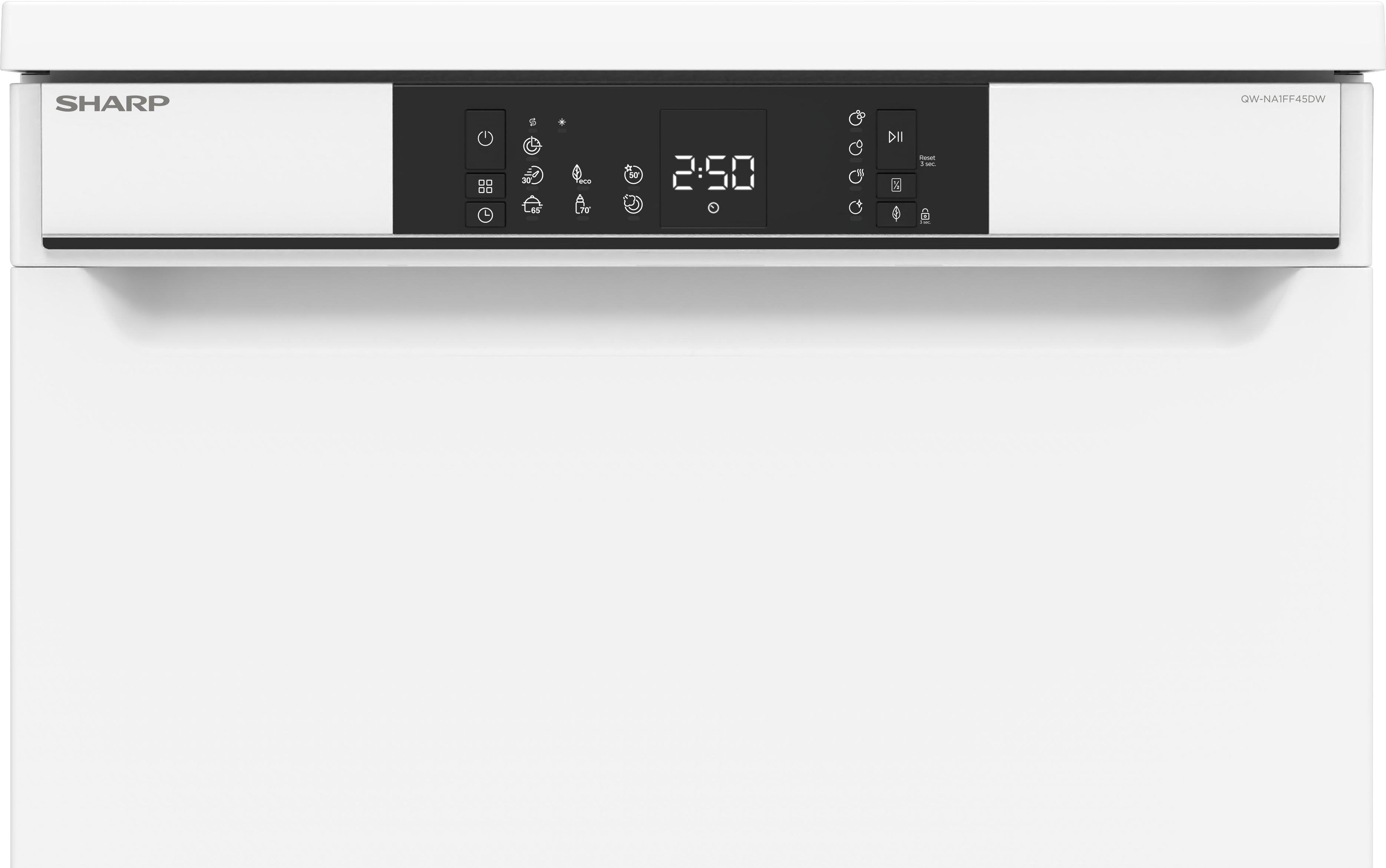 SHARP QWNA1FF45DWEU vaatwasser met bedieningspaneel