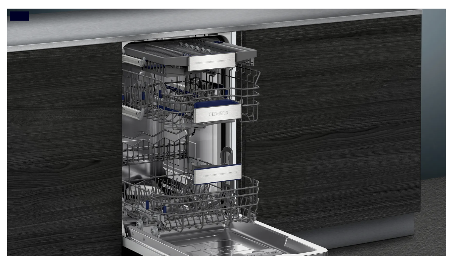 SIEMENS SR55ZS10ME IQ500 vaatwasser met bedieningspaneel SIEMENS SR55ZS10ME IQ500 vaatwasser met bedieningspaneel