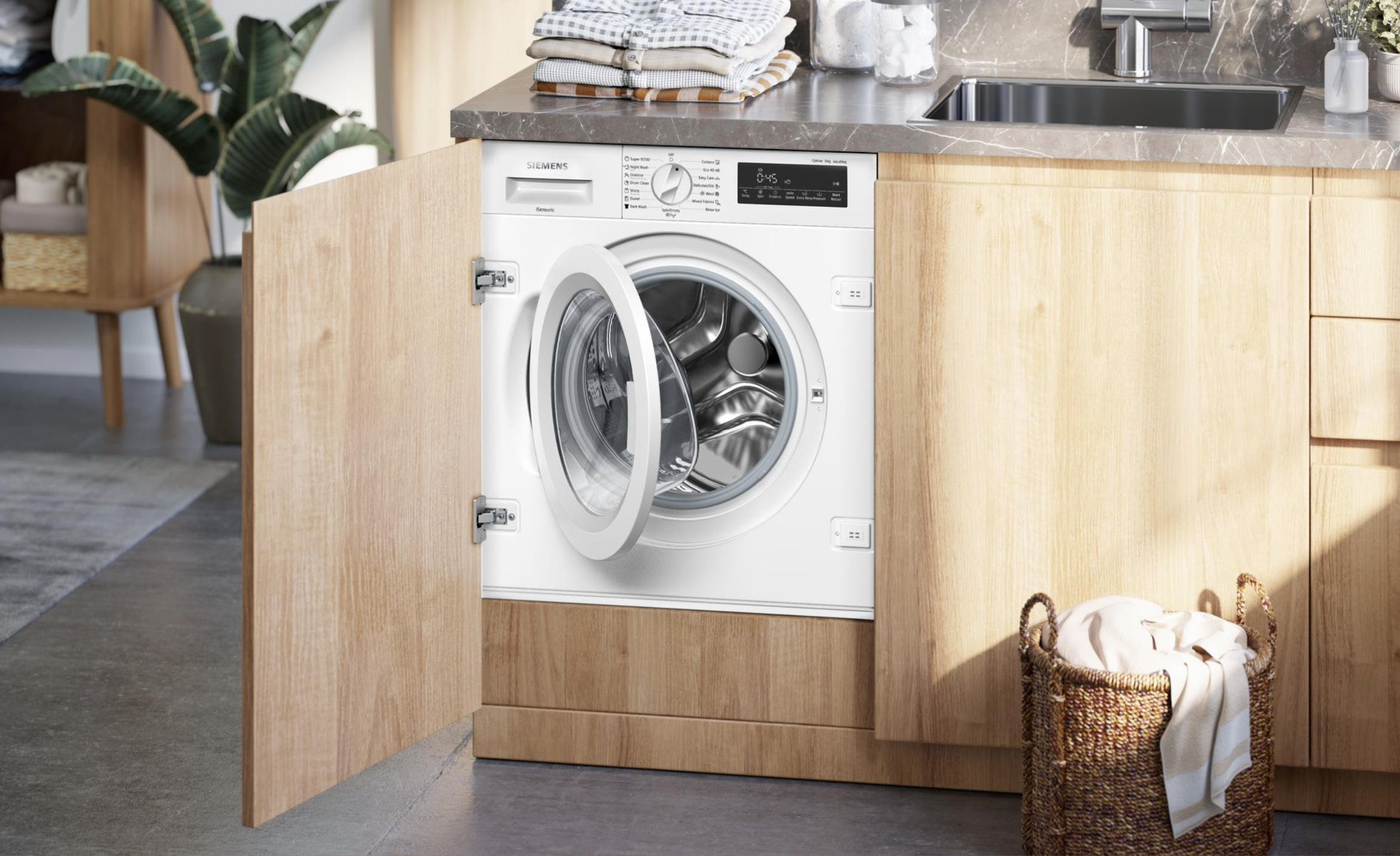 SIEMENS WI14W542EU IQ700 integreerbare wasmachine