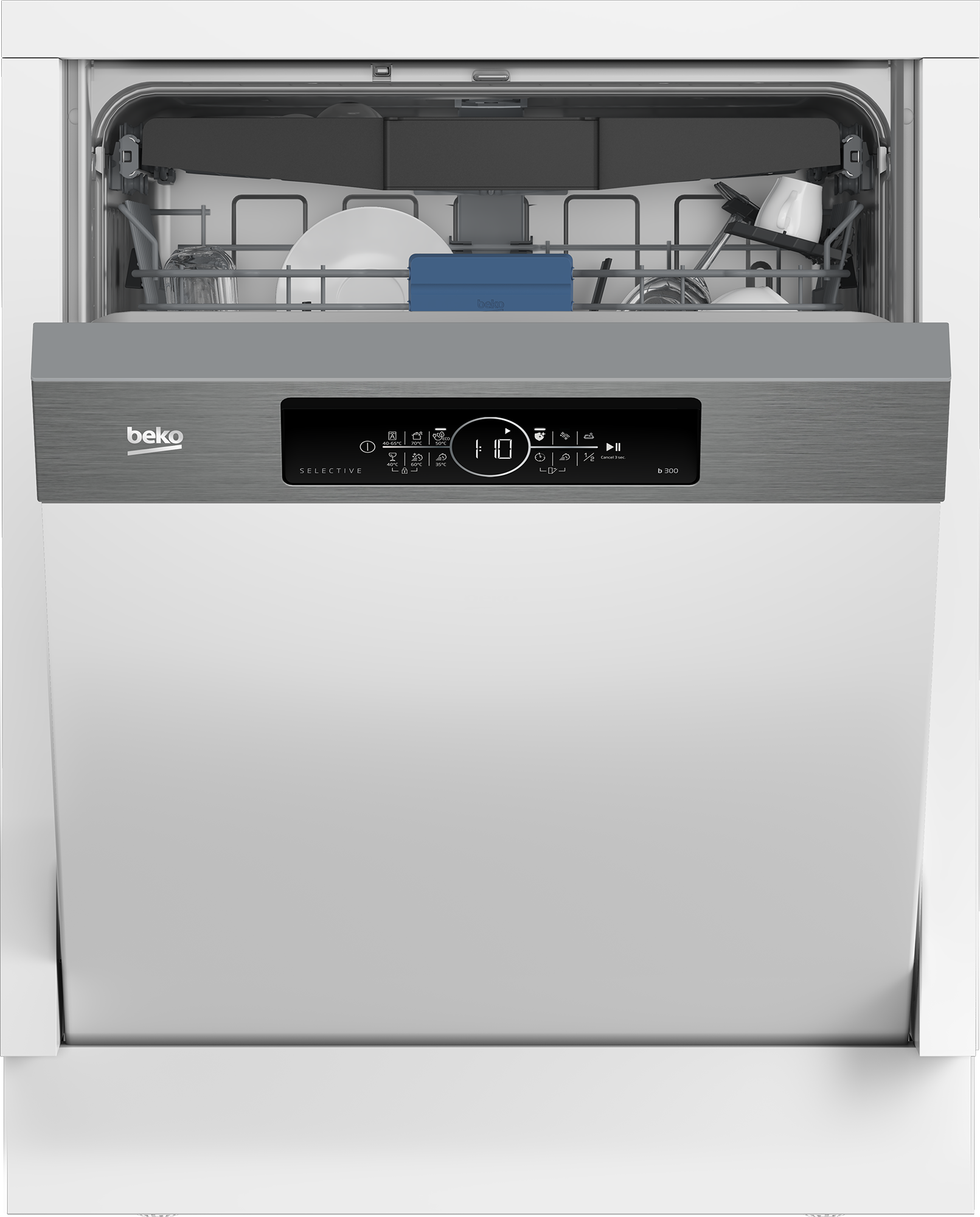 BEKO BDSN36640XC2 vaatwasser met bedieningspaneel BEKO BDSN36640XC2 vaatwasser met bedieningspaneel