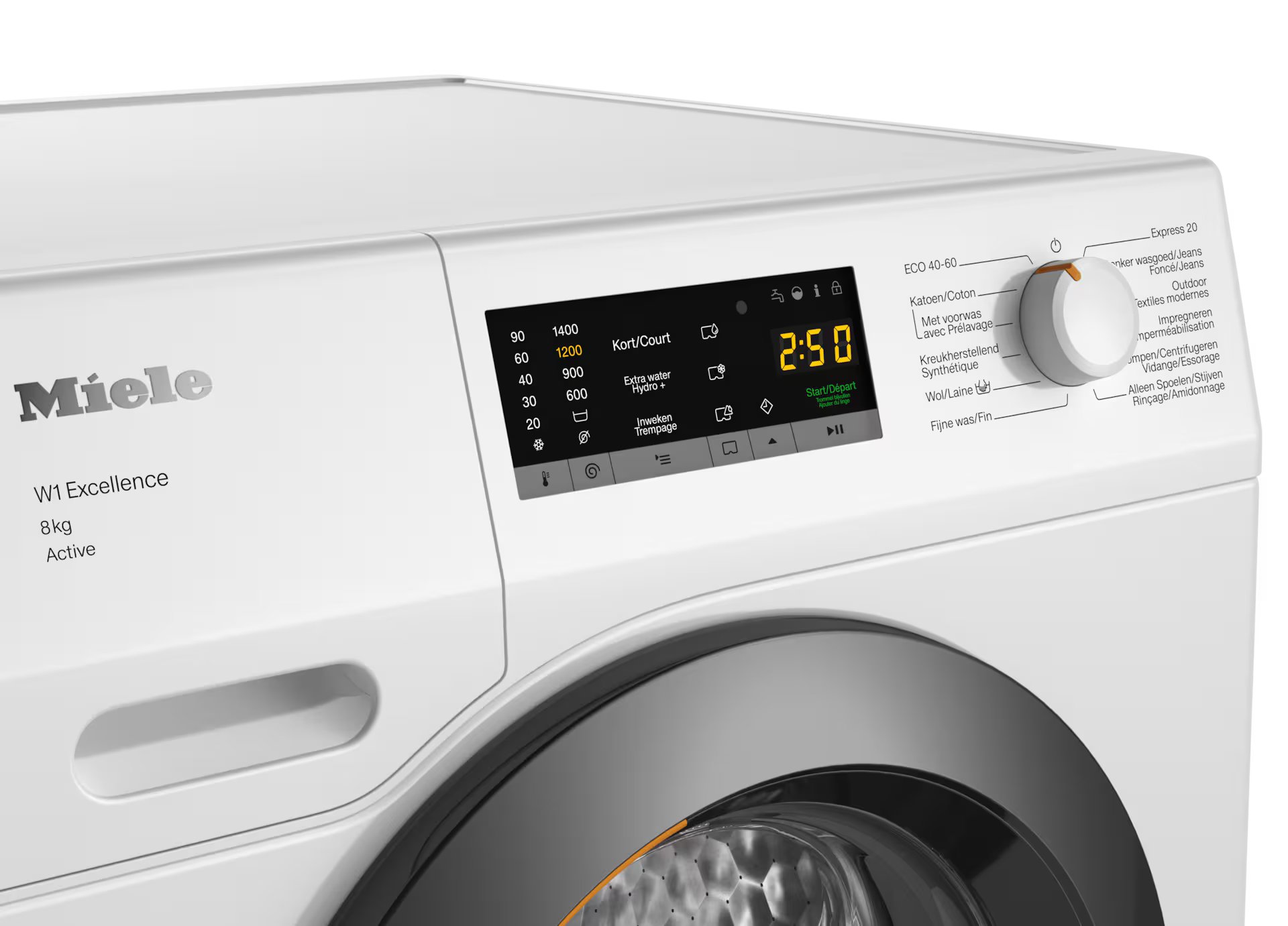 MIELE WEA135WPS CHROME EDITION wasmachine