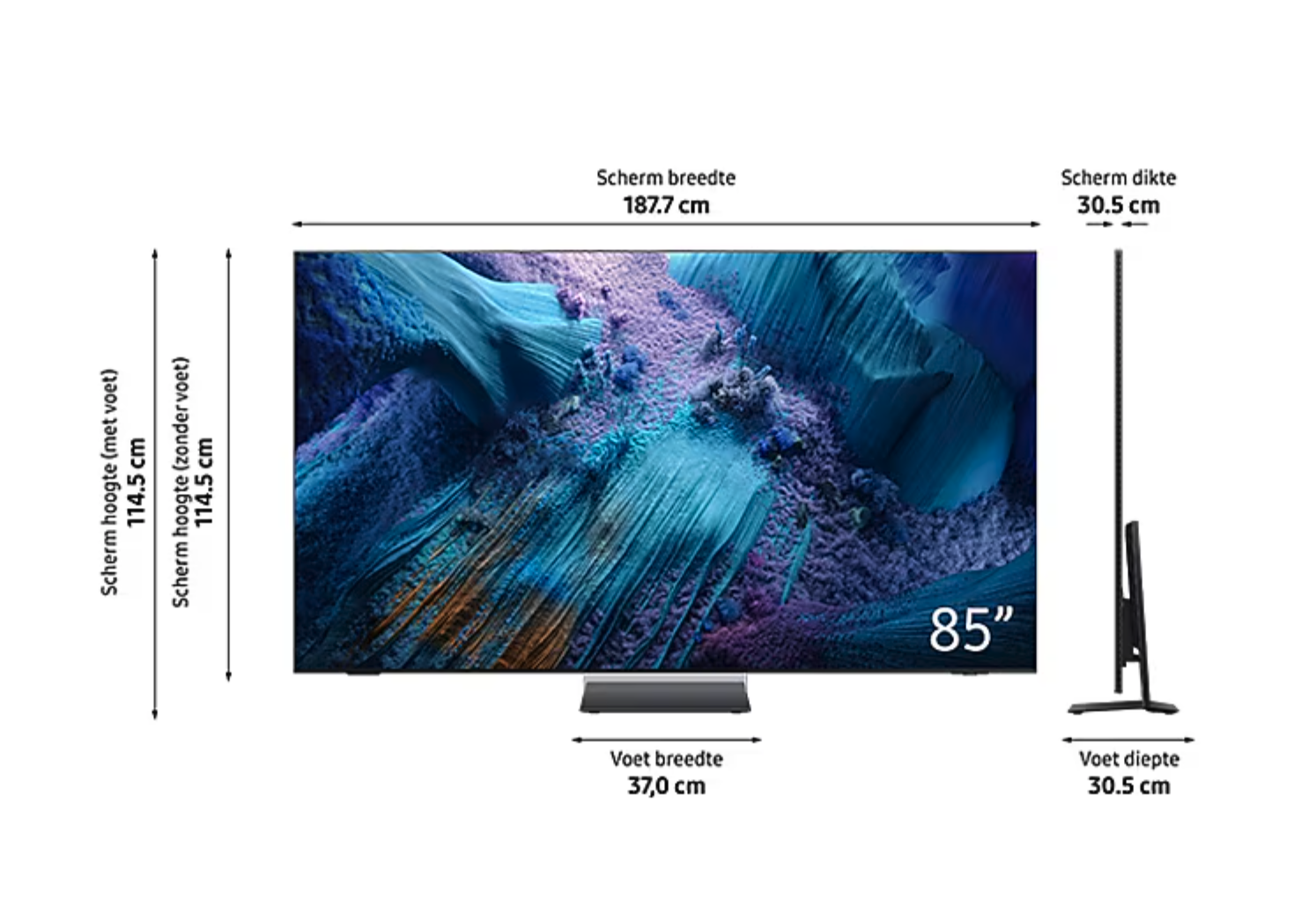 SAMSUNG QE85QN990FTXXN televisie 8K UHD - 85" SAMSUNG QE85QN990FTXXN televisie 8K UHD - 85"