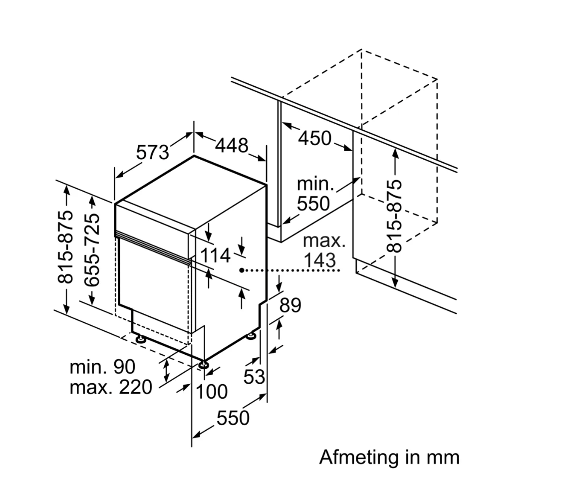 SIEMENS SR55ZS10ME IQ500 vaatwasser met bedieningspaneel SIEMENS SR55ZS10ME IQ500 vaatwasser met bedieningspaneel