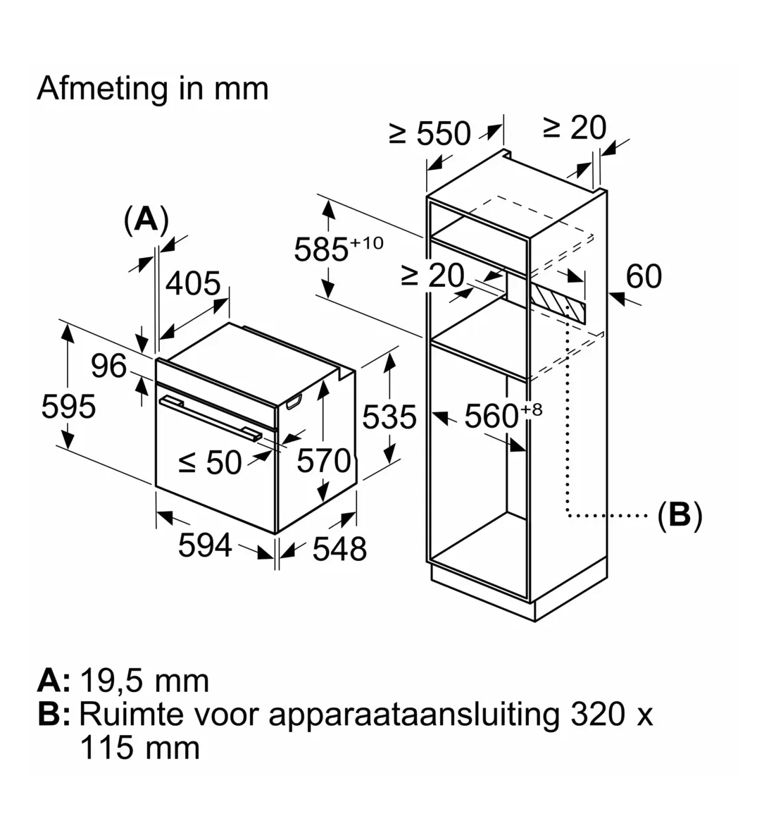 SIEMENS HQ574AER3 IQ300 multifunctionele oven met stoomtoevoeging - 60cm SIEMENS HQ574AER3 IQ300 multifunctionele oven met stoomtoevoeging - 60cm