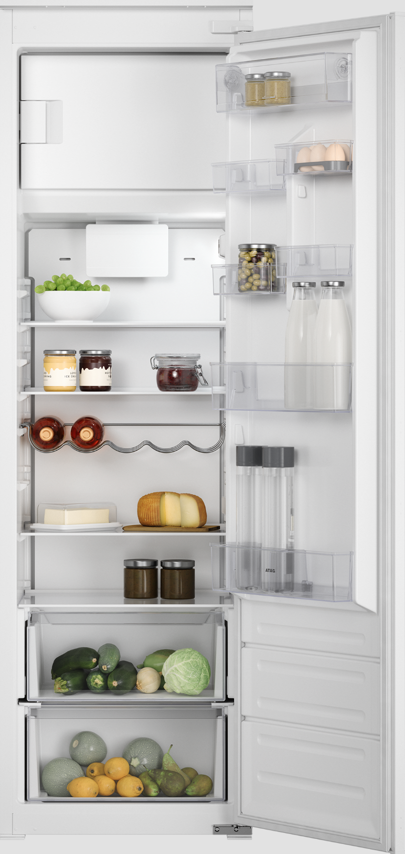 ATAG KS38178B koelkast met vriesvak - 178cm ATAG KS38178B koelkast met vriesvak - 178cm