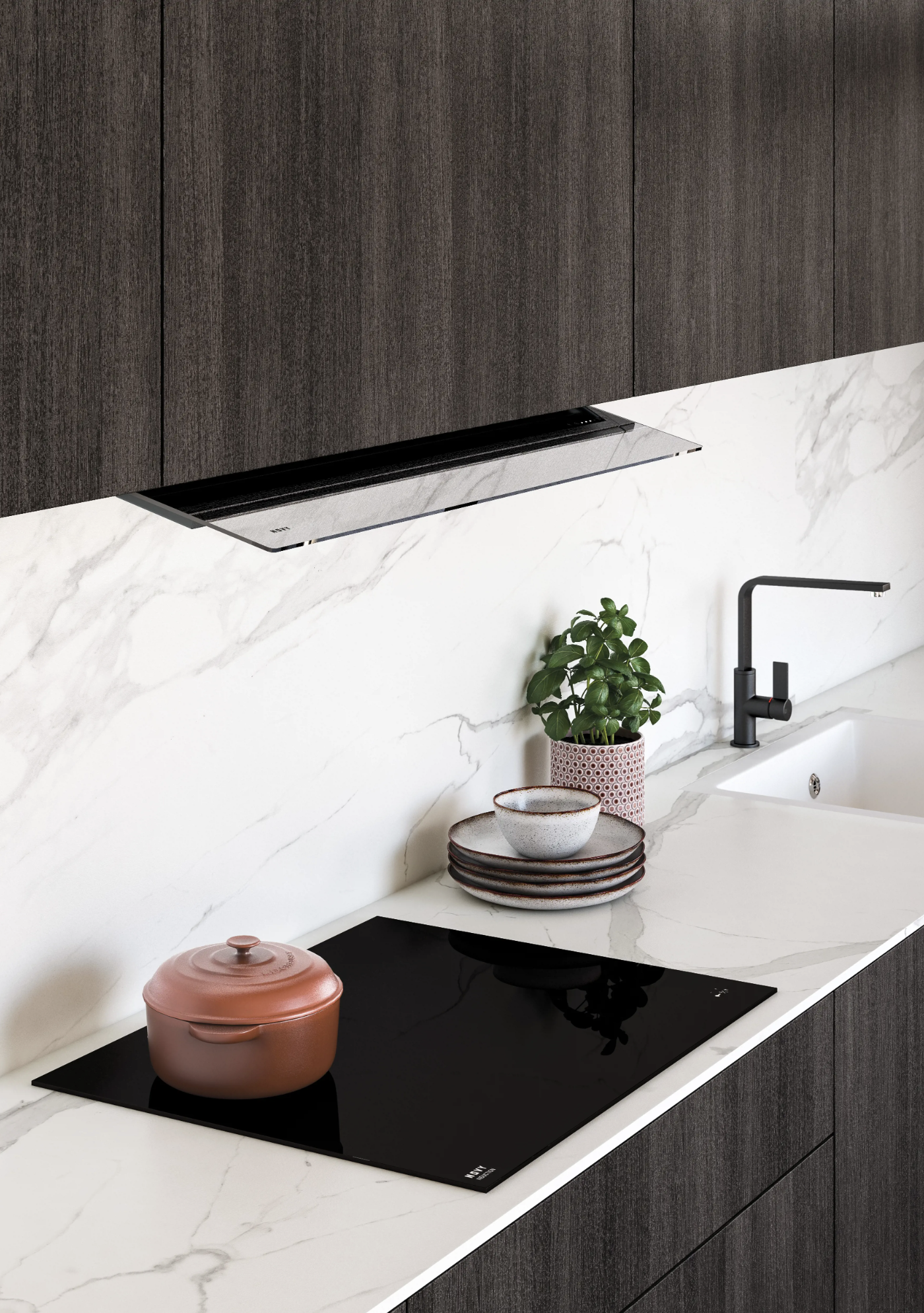 NOVY 8770 Fusion telescopische dampkap - 120cm NOVY 8770 Fusion telescopische dampkap - 120cm