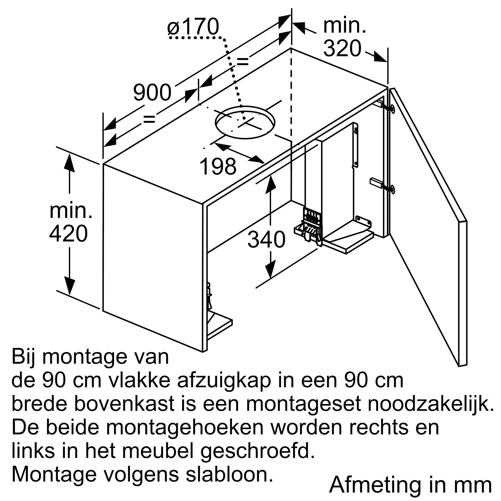 SIEMENS LI99SA684 IQ700 telescopische dampkap - 90cm