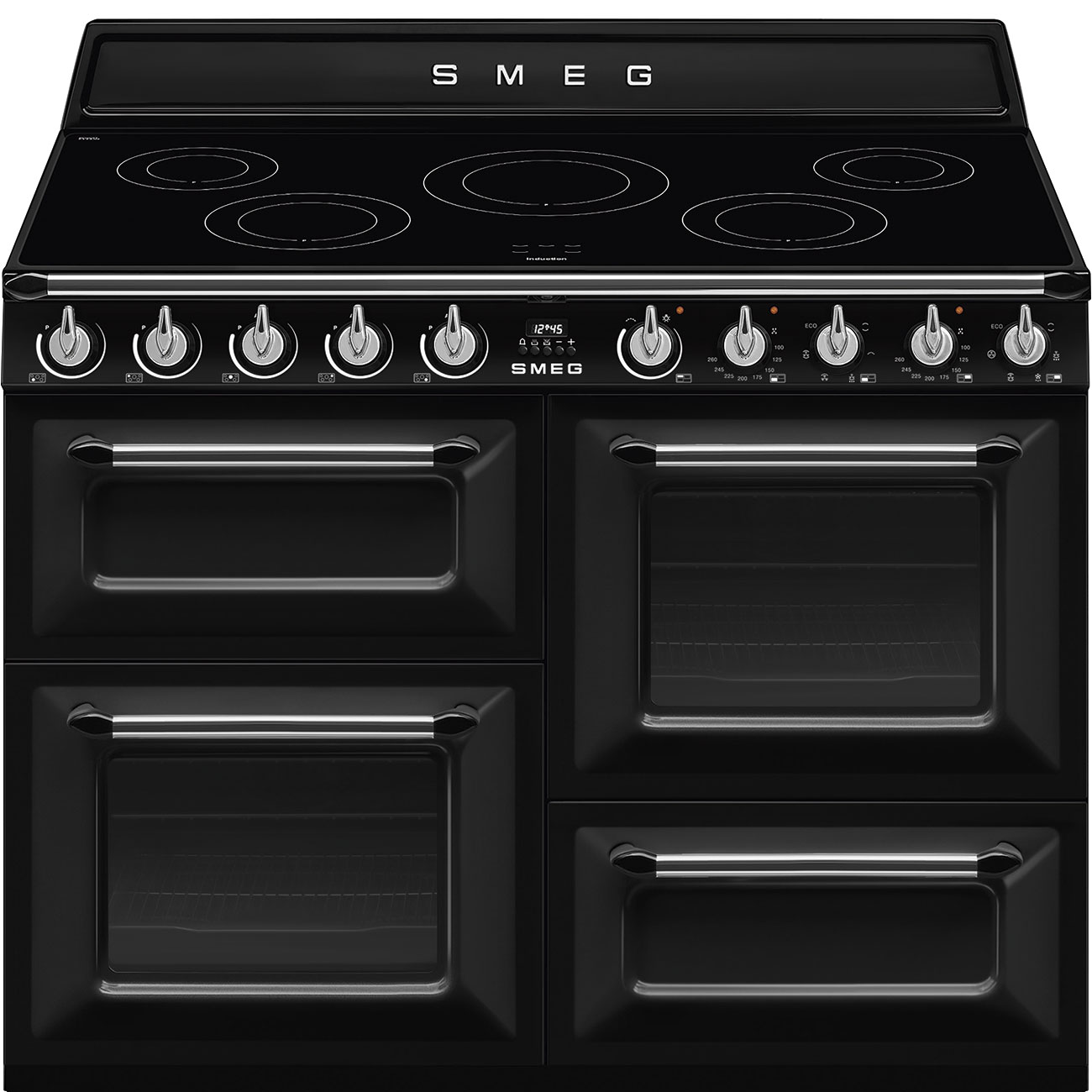 SMEG TR4110IBL2 fornuis met inductie kookplaat - 110cm SMEG TR4110IBL2 fornuis met inductie kookplaat - 110cm