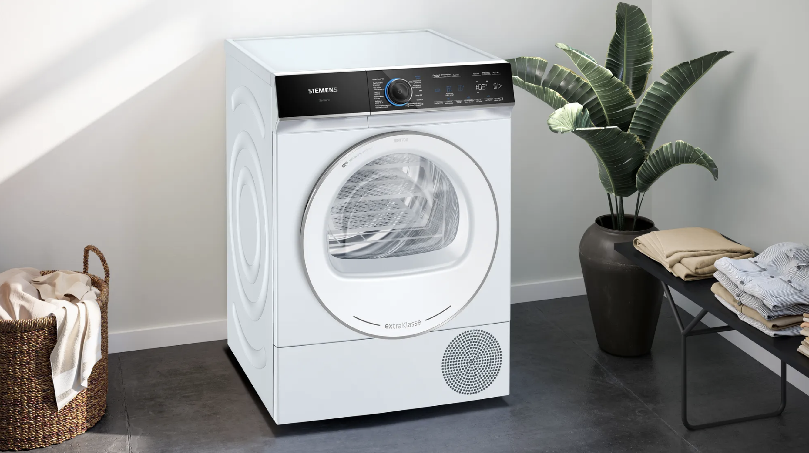 SIEMENS WQ46B2C9FG IQ700 droogkast - warmtepomp