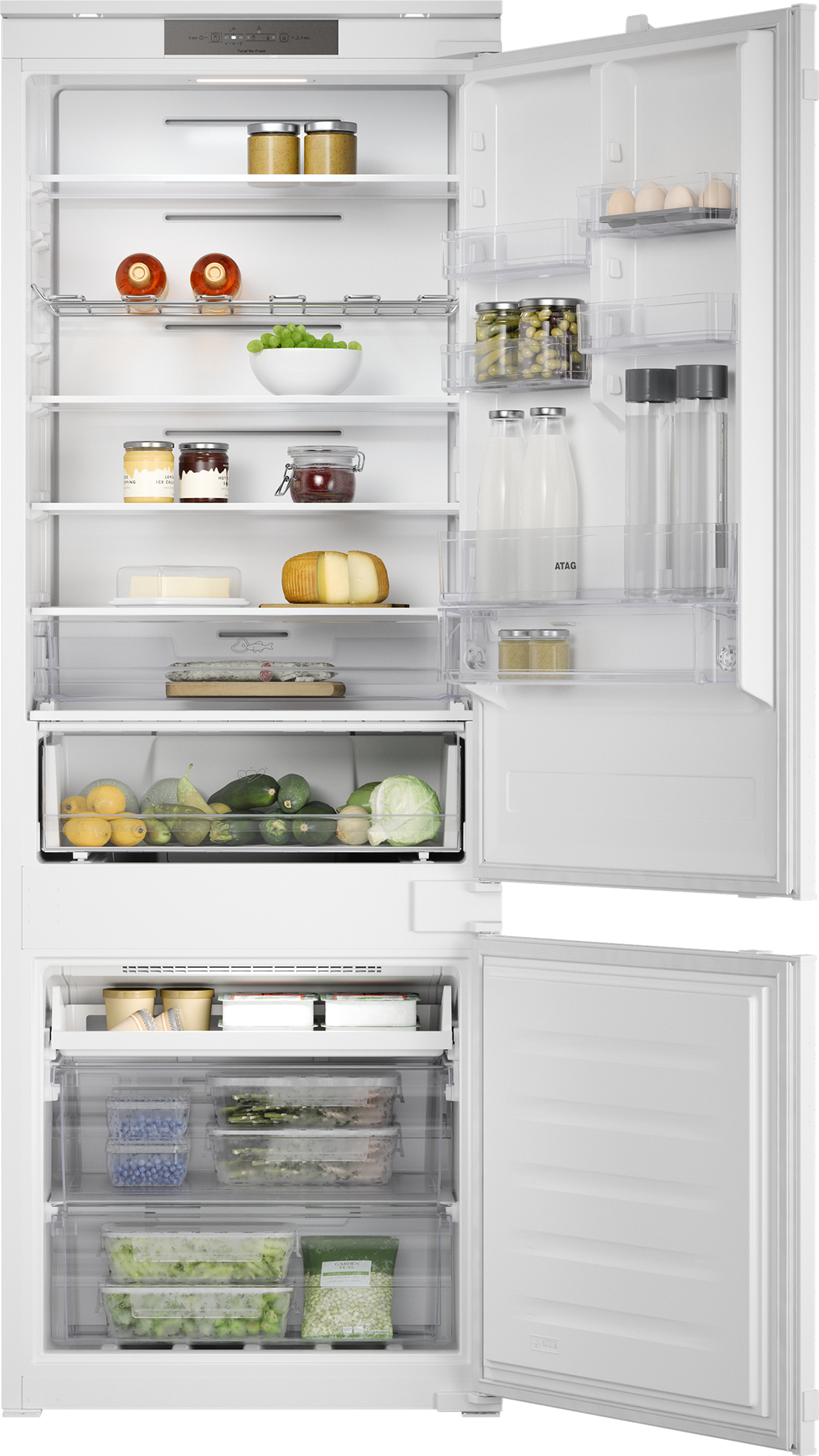 ATAG KS37194DNXL koel-/vriescombinatie - 194cm ATAG KS37194DNXL koel-/vriescombinatie - 194cm