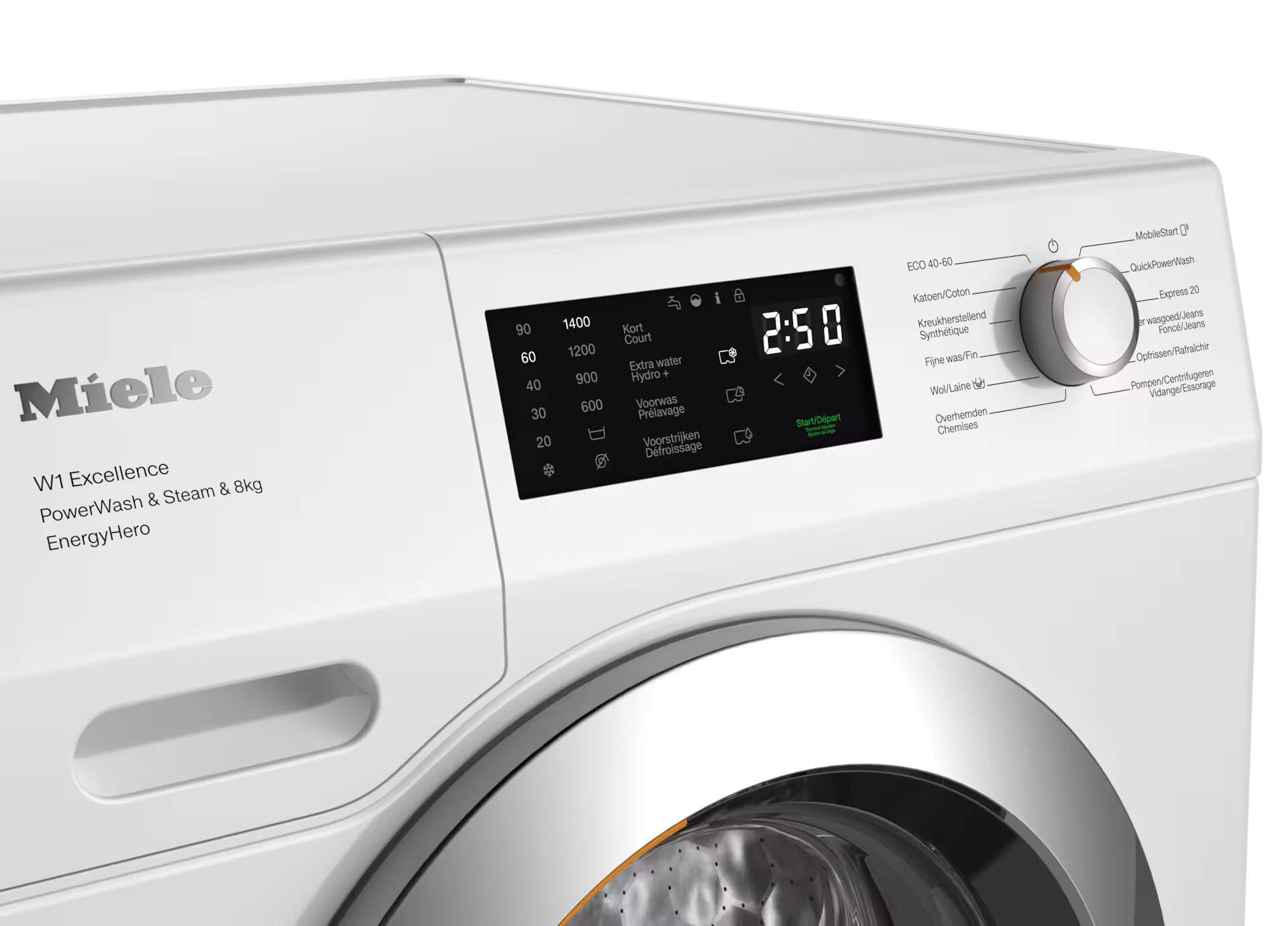 MIELE WEE395WPS CHROME EDITION wasmachine