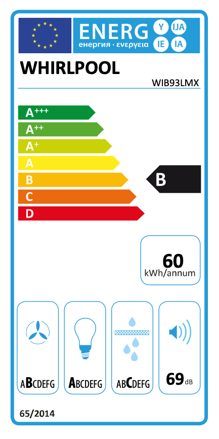 WHIRLPOOL WIB93LMX eilanddampkap - 90cm WHIRLPOOL WIB93LMX eilanddampkap - 90cm