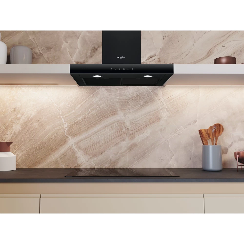 WHIRLPOOL WHBS62FLTK wandschouwdampkap - 60cm WHIRLPOOL WHBS62FLTK wandschouwdampkap - 60cm