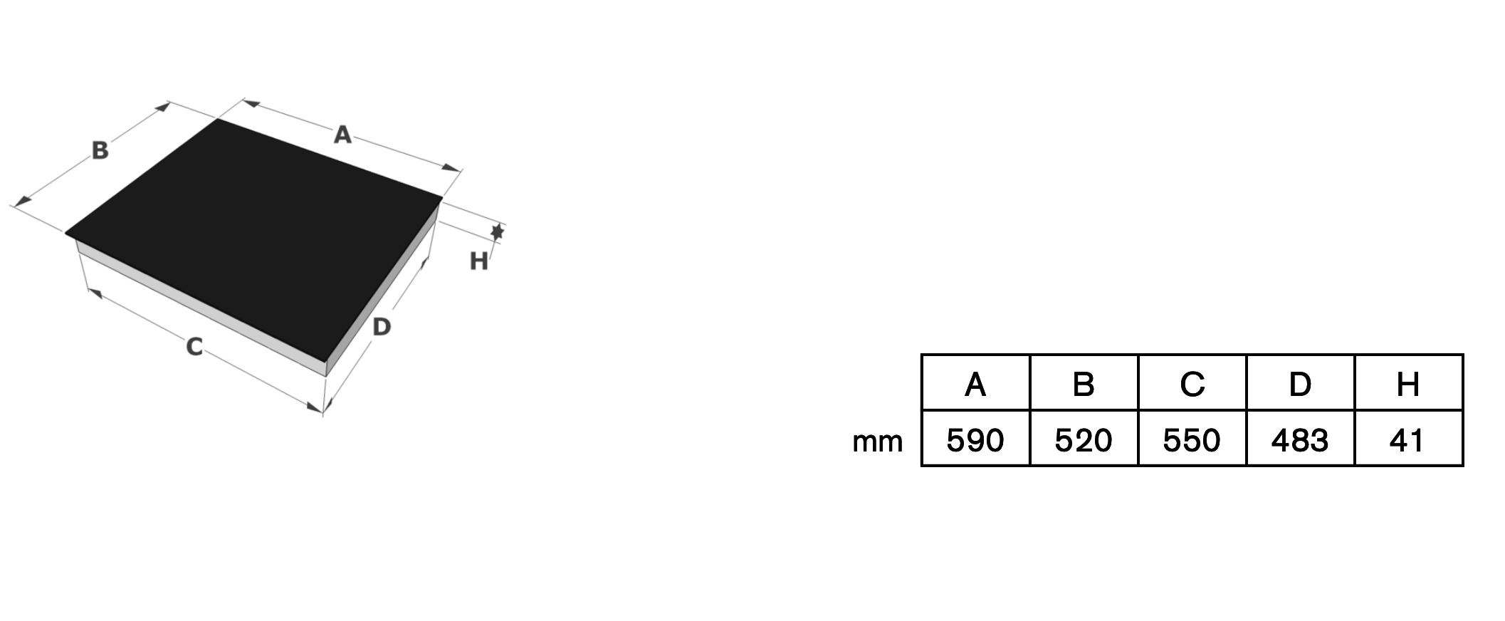 NOVY 1109 vitrokeramische kookplaat - 60cm NOVY 1109 vitrokeramische kookplaat - 60cm