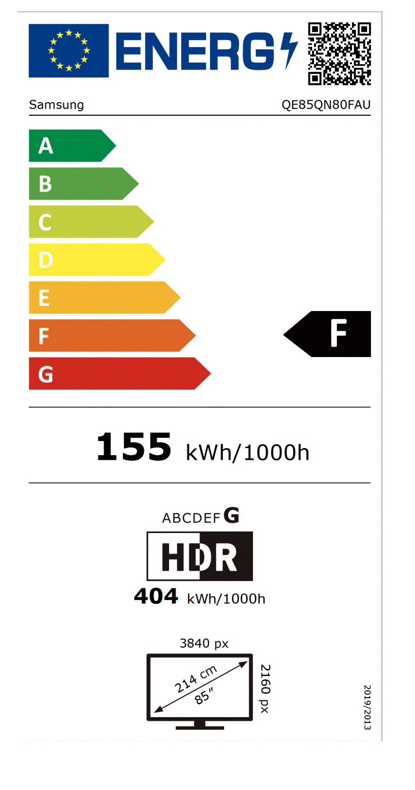 SAMSUNG QE85QN80FAUXXN televisie 4K UHD - 85"