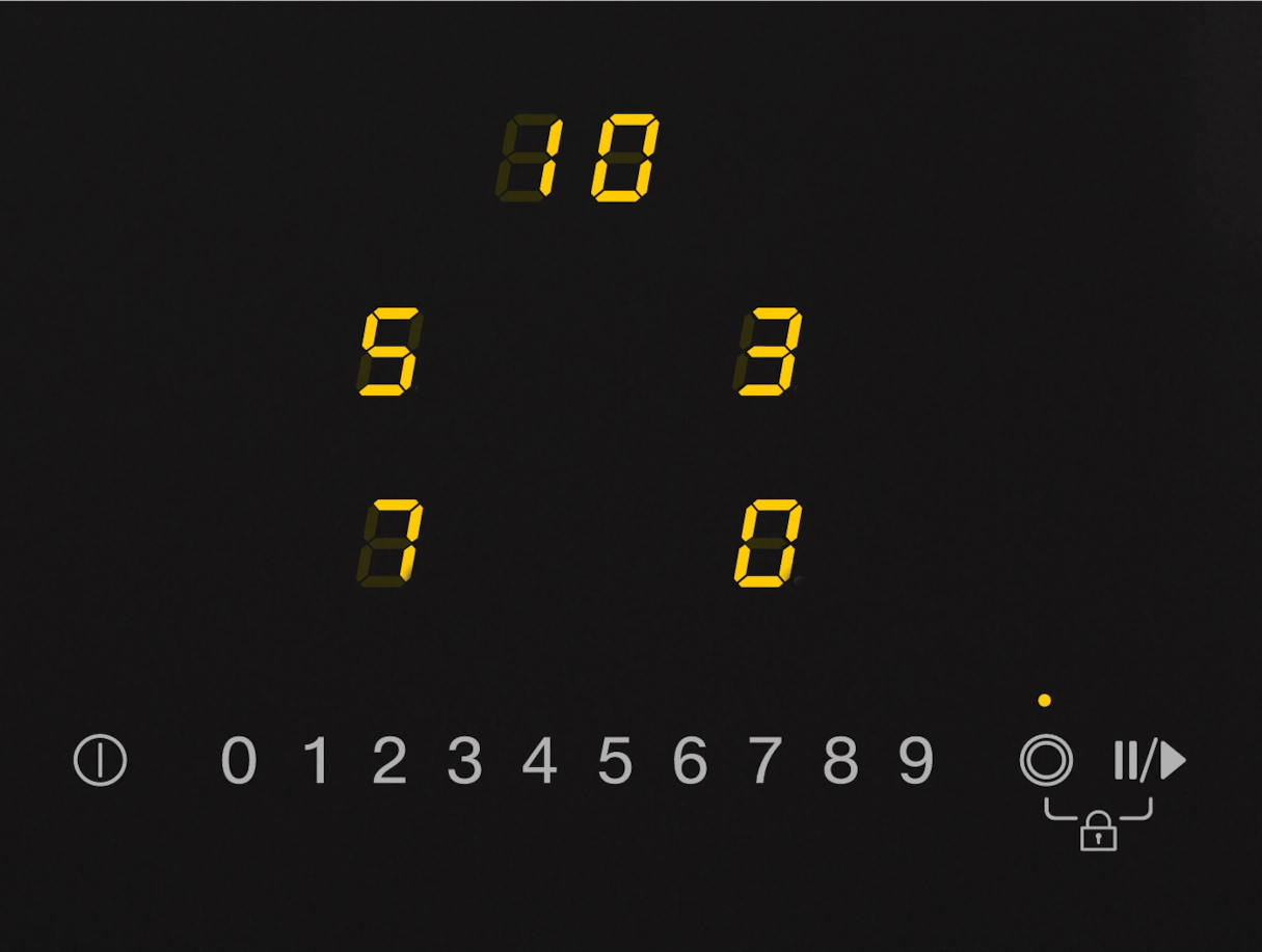 MIELE KM6520FL vitrokeramische kookplaat - 60cm MIELE KM6520FL vitrokeramische kookplaat - 60cm