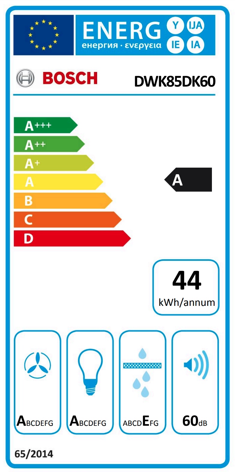 BOSCH DWK85DK60 SERIE 2 plafonddampkap - 80cm BOSCH DWK85DK60 SERIE 2 plafonddampkap - 80cm