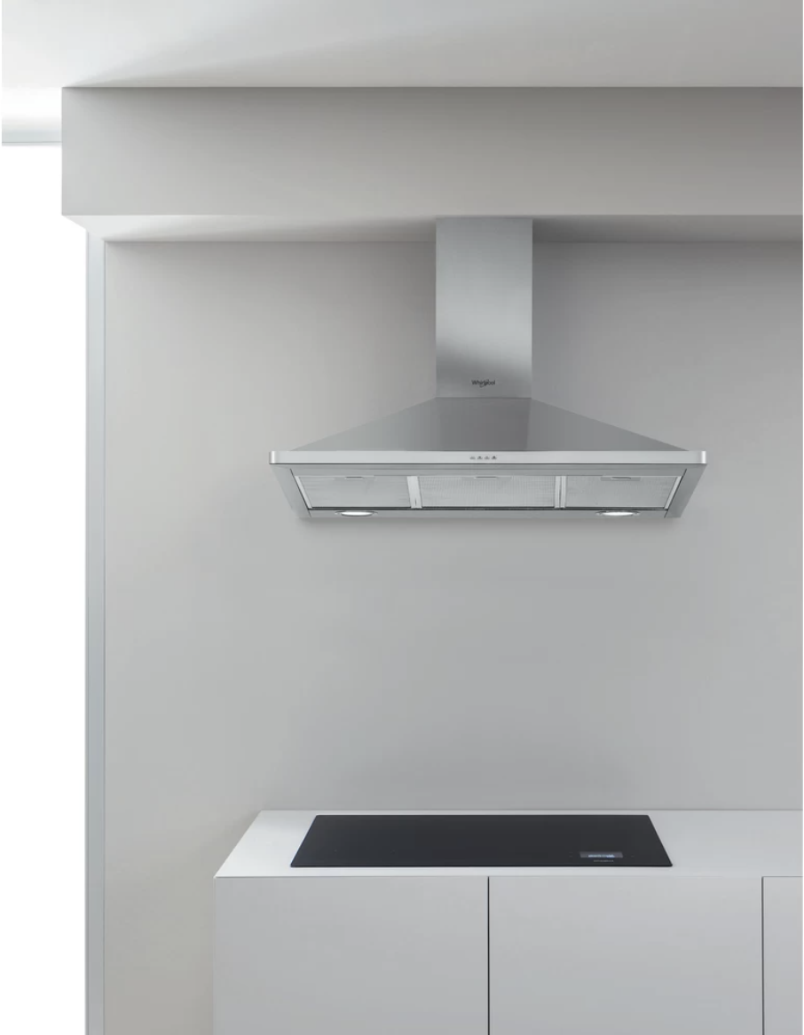 WHIRLPOOL WHCN94FLMX1 wandschouwdampkap - 90cm