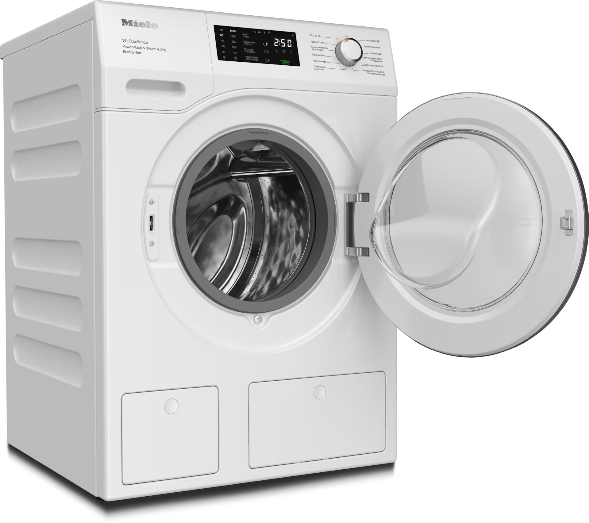 MIELE WEE395WPS CHROME EDITION wasmachine