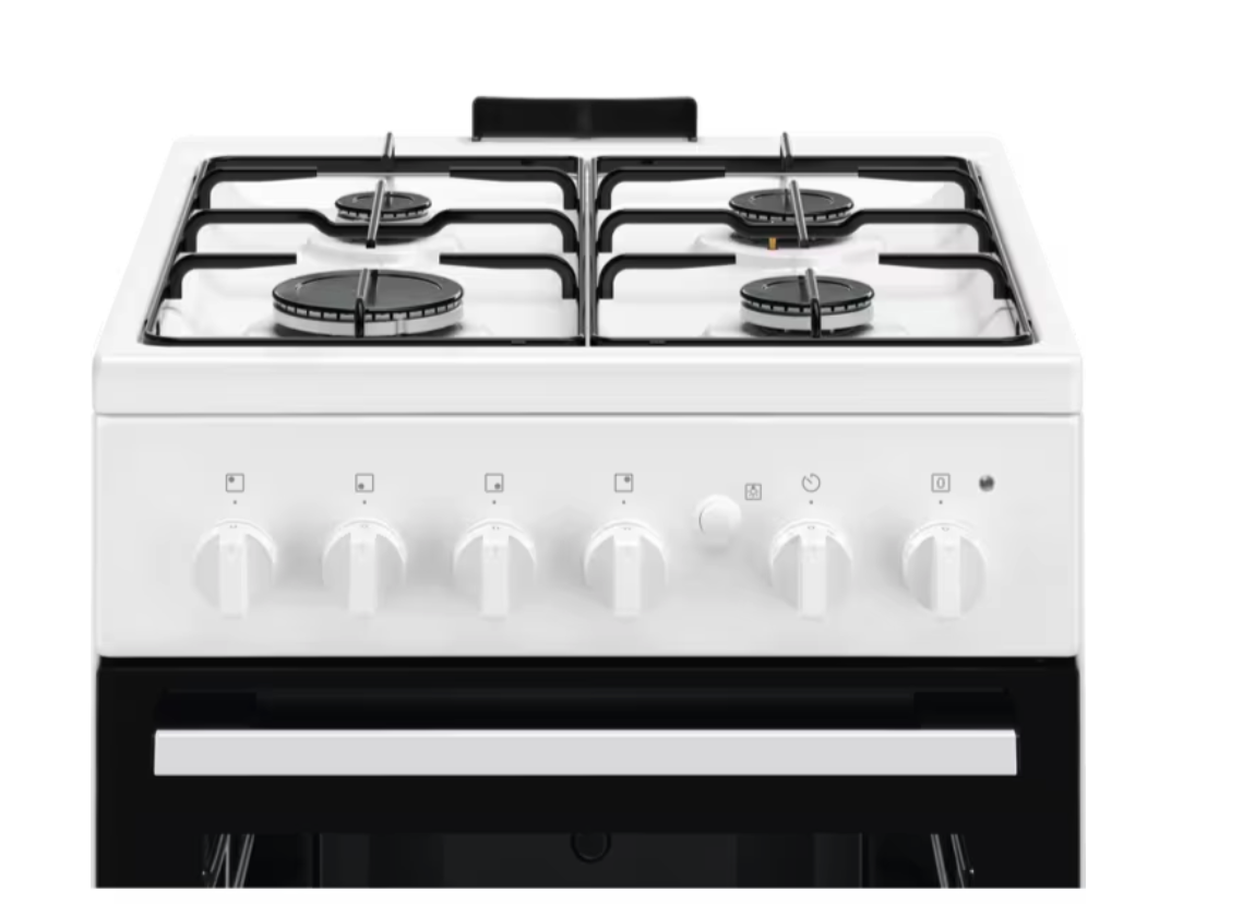 ELECTROLUX LKG500013W fornuis met gaskookplaat ELECTROLUX LKG500013W fornuis met gaskookplaat