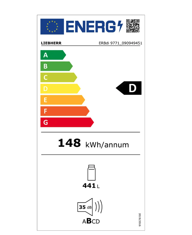 LIEBHERR MONOLITH ERBDI977120617 koelkast zonder vriesvak - 213cm LIEBHERR MONOLITH ERBDI977120617 koelkast zonder vriesvak - 213cm