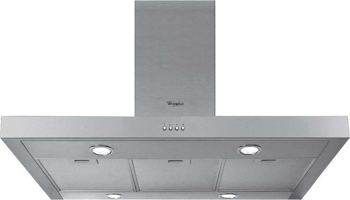 WHIRLPOOL WIB93LMX eilanddampkap - 90cm WHIRLPOOL WIB93LMX eilanddampkap - 90cm