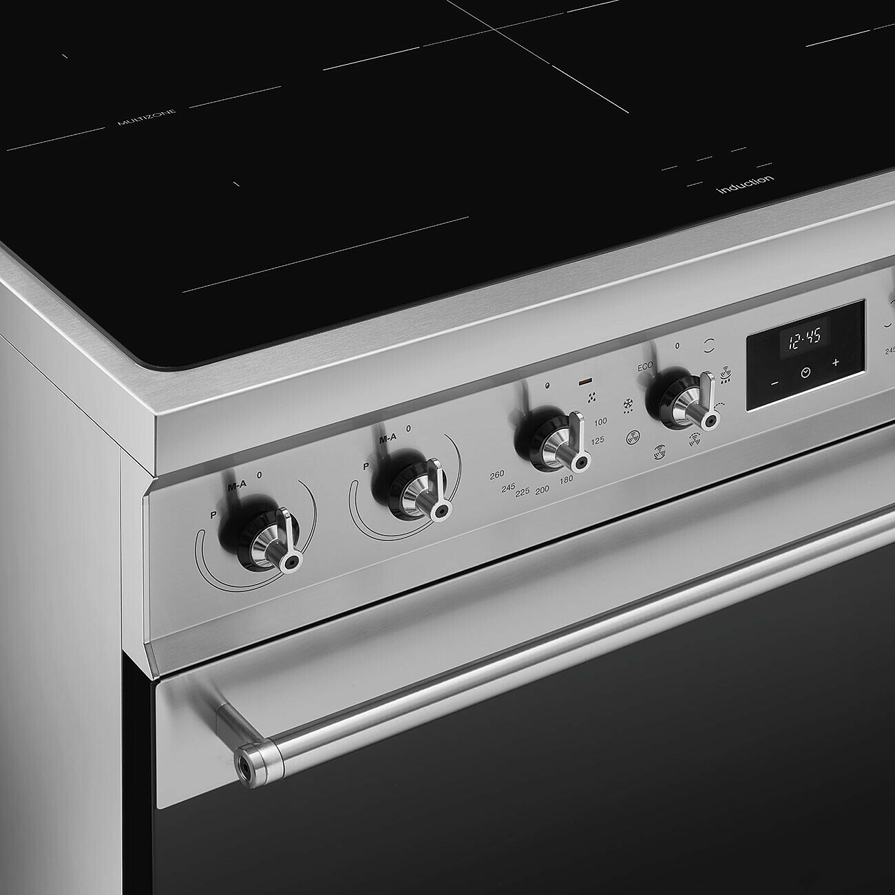 SMEG C92IMX2 fornuis met inductie kookplaat - 90cm