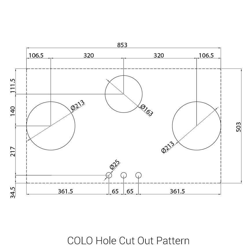 NOVY 56009 gaskookplaat - domino NOVY 56009 gaskookplaat - domino