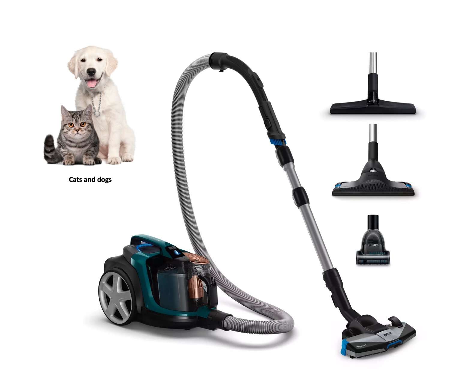 PHILIPS PDFC9744/09 stofzuiger zonder zak PHILIPS PDFC9744/09 stofzuiger zonder zak