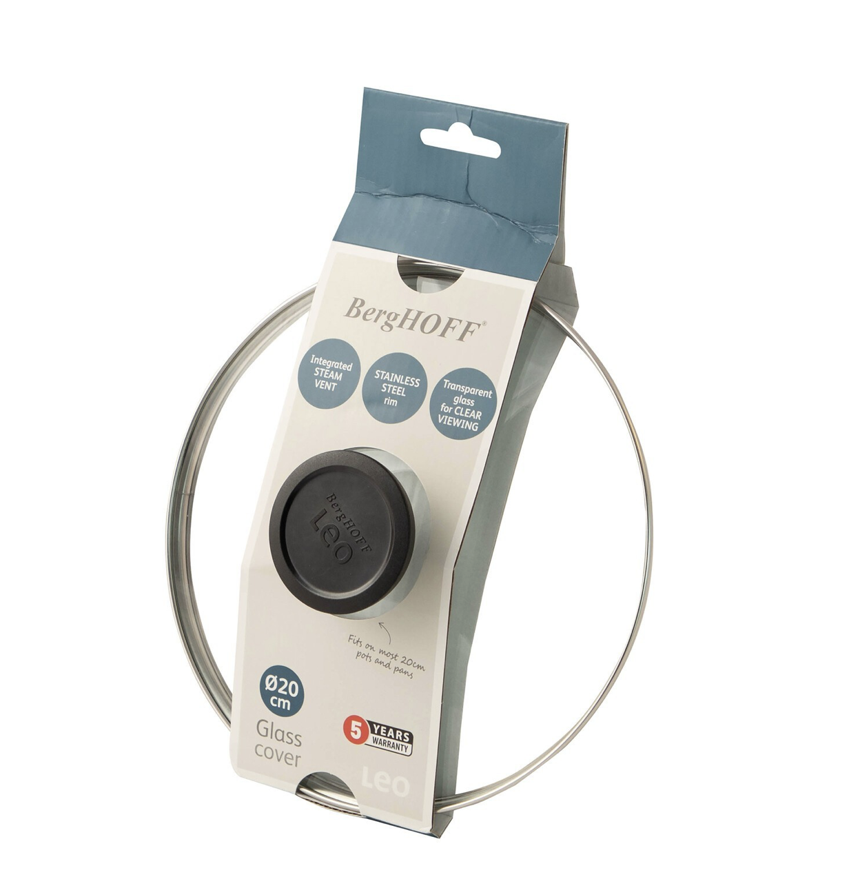 BERGHOFF 3950325 glazen deksel BERGHOFF 3950325 glazen deksel