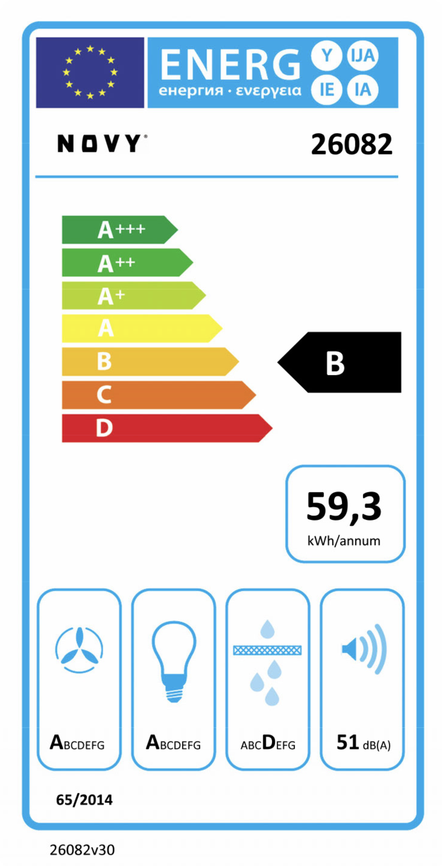 NOVY 26082 inbouwgroep - 83cm NOVY 26082 inbouwgroep - 83cm