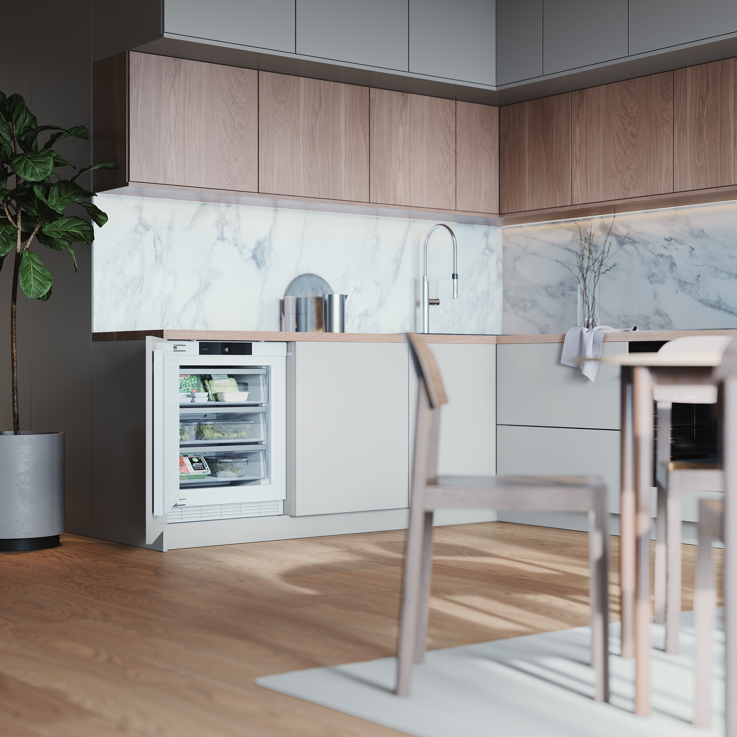 ATAG KU2590C onderbouw vriezer ATAG KU2590C onderbouw vriezer