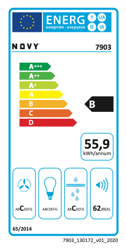 NOVY 40006 kookplaat met afzuiging - 87cm NOVY 40006 kookplaat met afzuiging - 87cm