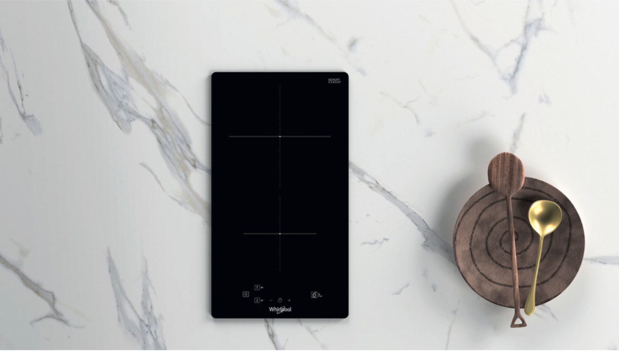 WHIRLPOOL WSQ0530NE inductiekookplaat - domino WHIRLPOOL WSQ0530NE inductiekookplaat - domino